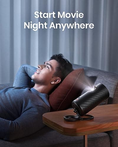 NEBULA Capsule 3 GTV Projector with NEBULA Anker Projector Foldable Stand 5