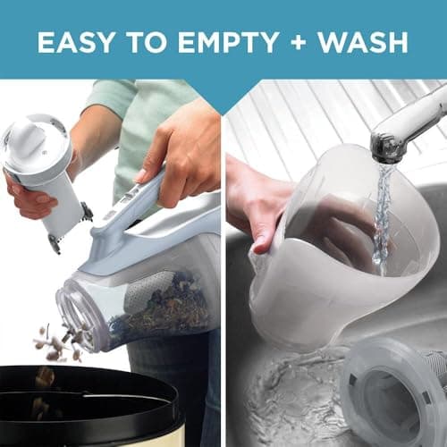 BLACK+DECKER 16V MAX dustbuster Cordless Hand Vacuum with Charger, Wall Mount and Brush Crevice Tool (CHV1410L32) 5