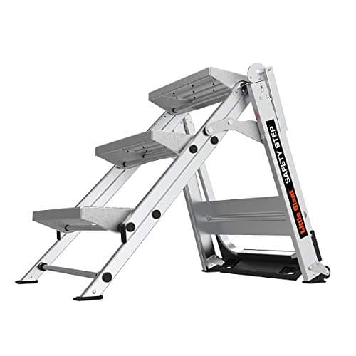 Little Giant Ladders, Safety Step, 3-Step, 3 Foot, Step Stool, Aluminum, Type 1A, 300 lbs Weight Rating, (10310BA) 6