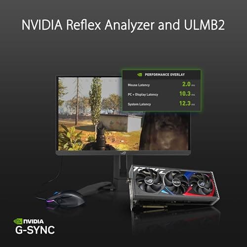 ASUS ROG Swift Pro PG248QP NVIDIA G-SYNC esports gaming monitor -24.1-inch FHD, 540 Hz (OC), Esports-TN panel, NVIDIA Reflex Analyzer, ULMB 2, adjustable base, ESS codec, DisplayHDR400, 3year warranty 5