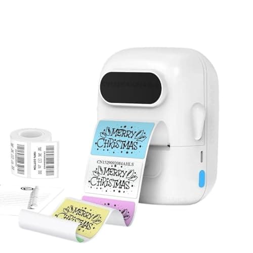 SIEAERDREWI Mini Label Printer Marklife P50 Portable Thermal Printer Self Adheisve Sticker Machine BIIuetuth Wirreless Label Maker No Ink