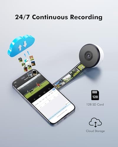 3MP 2K Window Security Camera, 5G & 2.4GHz WiFi Indoor Camera for Home Security with Starlight Color Night Vision, 24/7 Recording, Motion Detection, Easy & Quick Window Mount for Outdoor Monitoring 7