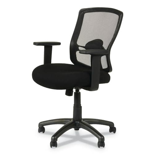 Alera Etros Series Mesh Mid-Back Chair, Supports Up to 275 Lb, 18.03" to 21.96" Seat Height, Black 11