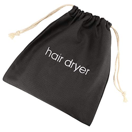 ERKXD 3 | 6 | 8 Pack Hair Dryer Bags Drawstring Bag Container Hairdryer Bag for travel bathroom (3 PCS Grey) 5