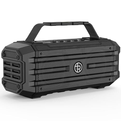 TOMPROAD Bluetooth Speaker 120W Peak 80W Portable Wireless Hi-Fi Loud Outdoor IPX6 Waterproof Big Party Speakers with Deep Bass, TWS Pairing, DSP Sound Boombox for Home Camping Beach