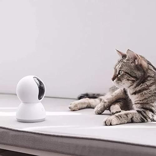 Xiaomi Mi Home Security Camera 360° 1080P, HD Home Security IP Camera Wireless WiFi Pet Camera with Sound/Motion Detection, Motion Tracking, Night Vision, 2-Way Audio, Remote View, Works with Alexa 5