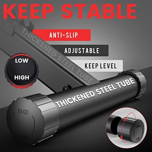 PASYOU Adjustable Weight Bench for Home Gym, 500LBS Capacity Foldable Workout Bench with Incline & Decline Flat, Compact Utility Workout Bench for Small Space Apartment Room Strength Training, Black 6