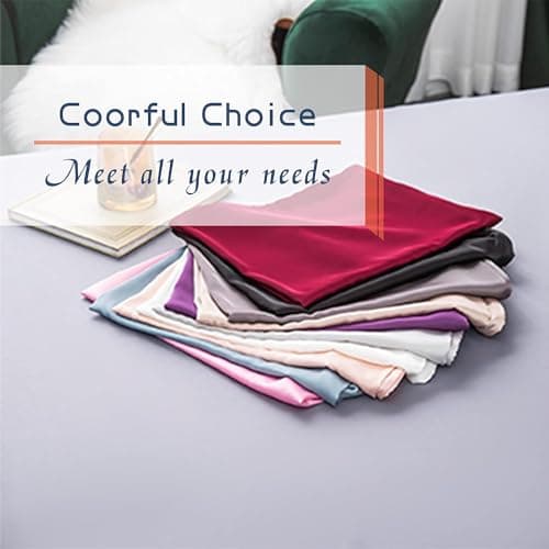 Mulberry Silk Pillowcase for Hair and Skin,Cooling Silk Pillow Case with Hidden Zipper,Allergen Proof Dual Sides Soft Breathable Smooth Silk Pillow Cover for Women (Black, Body) 7