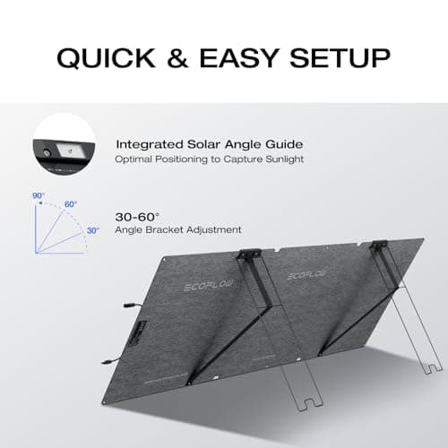 EF ECOFLOW Solar Generator RIVER 2 Pro 768Wh Portable Power Station & 160W Portable Solar Panel LiFePO4 Battery 70 Min Fully Charged, 4×AC, For Camping, RV, Home Backup 7