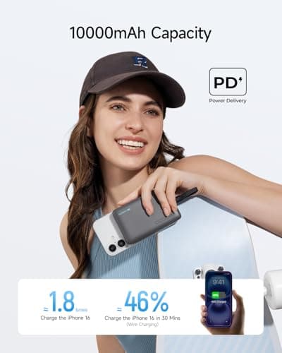 CUKTECH CP25 45W 20,000mAh Power Bank + CP12 10000mAh Magnetic Power Bank Combo 9