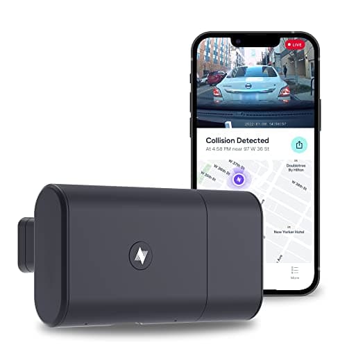 Nexar One Dash Camera for Cars | Easy Installation Advanced Dash Cam 4K with Night Vision & Parking Mode | Compact Dashboard Camera with WiFi Live Alerts Remote Streaming & Insurance Reports (64 GB)