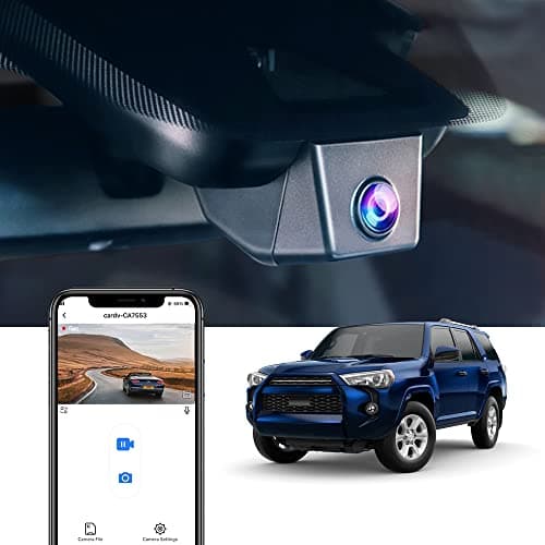 Fitcamx 4K Dash Cam Suitable for Toyota 4Runner 2020-2024 TRD Sport Limited Pro Off-Road Venture SR5 Premium, OEM Look, 2160P UHD Video, WiFi&APP, G-Sensor, Loop Recording, Easy to Use, 64GB Card