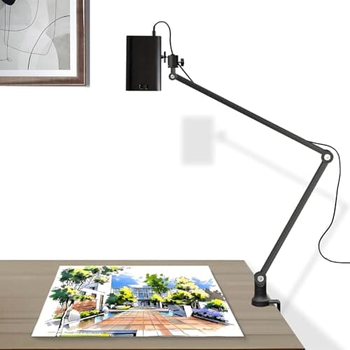 Art Projector for Tracing, Drawing Projector, Tracing Drawing Tool Smart Sketcher Cookie Cake Mini Portable Smart Phone Movie Projector with Stand