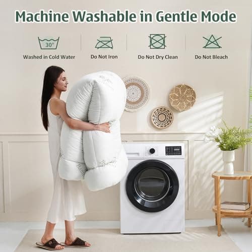 DOWNCOOL 3 Inch Queen Mattress Topper – Cooling Memory Foam Mattress Topper 8