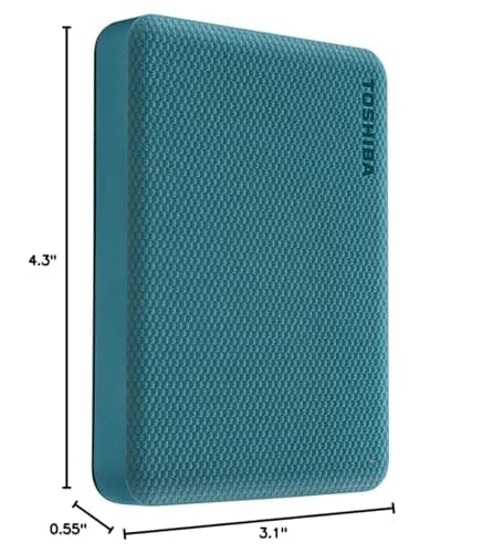 Toshiba Canvio Advance 1TB Portable External Hard Drive USB 3.0, Green - HDTCA10XG3AA, Backup 2.0 11