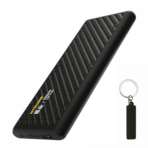 Nitecore NB Air 5000mAh Power Bank Waterproof Lightweight Competition-Grade Energy Bar Carbon Fiber Tag