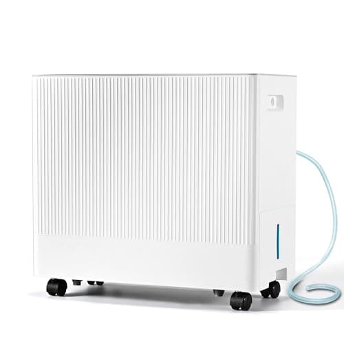 Euhomy 1500 Sq.Ft Energy Star Dehumidifier for Basement, 22 Pint to 55 Pint Dehumidifier with 0.85 Gallon Water Tank Capacity, Auto Drainage,Large Dehumidifiers For Home with 4 Operation Modes