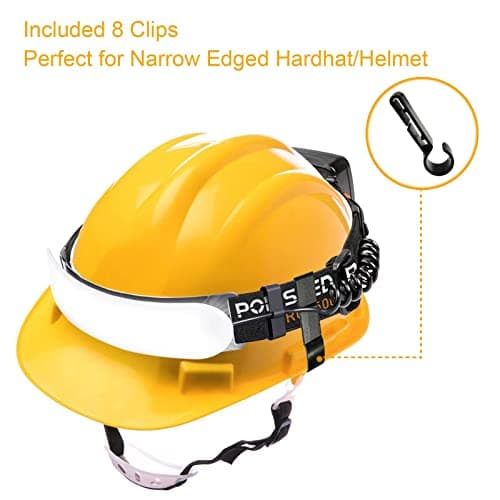LED Headlamp Rechargeable, Super Bright 1500 Lumens 230° Wide Beam Headlamp, 3 Modes IPX6 Waterproof Lightweight Head Light with Taillight & Clips for Camping, Running,Fishing, Outdoors, Hard Hat Work 7