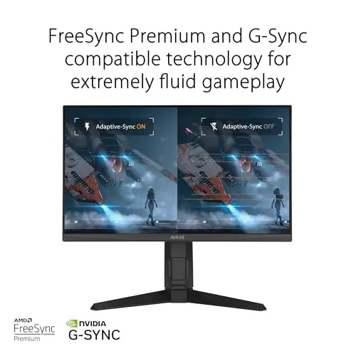 ASUS TUF Gaming 24” (23.8” viewable) 1080P Monitor (VG249QL3A) - Full HD, 180Hz, 1ms, Fast IPS, ELMB, FreeSync Premium, G-SYNC Compatible, Speakers, DisplayPort, Height Adjustable, 3 Year Warranty 7