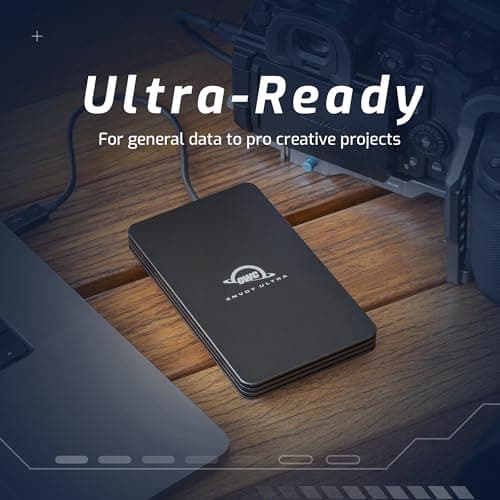 OWC 2TB Envoy Ultra Thunderbolt 5 Portable SSD Enclosure External Drive, Ultra Fast with TB5 Transfer Rates Over 6000MB/s, TB3, TB4 and USB4 Compatible, Works with Mac and PC 6