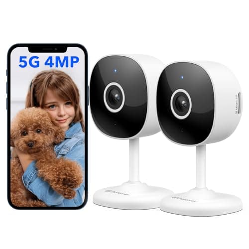 GALAYOU 4MP Security Camera Indoor-5G/2.4G Dual WiFi Camera with 2-Way Audio for Baby/Pet/Dog/Nanny Monitoring, 24/7 SD Card Recordings, Motion Alert, Night Vision, Works with Alexa/Google Home, G7-2P
