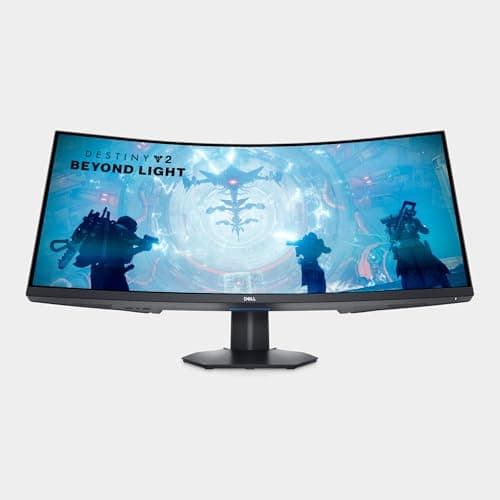 Dell S3422DWG Curved Gaming Monitor - 34 Inch 1800R Curved Screen with 144Hz Refresh Rate, WQHD (3440 x 1440) Display, HDMI, DP to DP 1.4 Cable, AMD FreeSync - Black 9