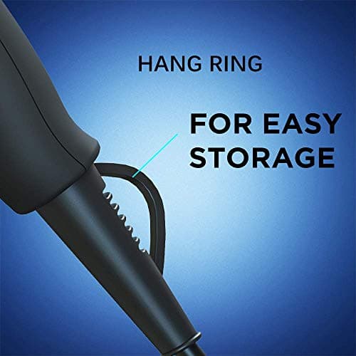 Wazor Professional Ionic Hair Dryer with Diffuser, Infrared Salon Grade Blow Dryer with Comb Attachment, 1875W Powerful Quiet Hair Blow Dryer, Tourmaline Ceramic Hairdryer with Nozzle, Black 8