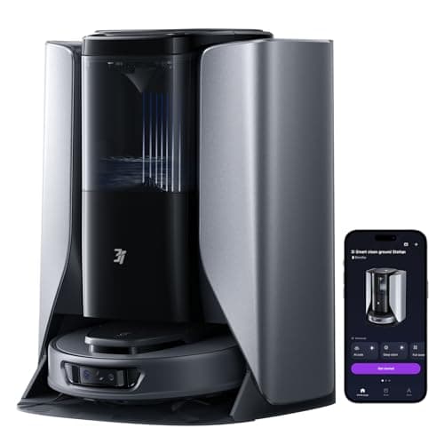 3i S10 Ultra Robot Vacuum and Mop with WaterRecycle System, 18000Pa Suction, Self-Cleaning Extendable Roller Mop, Auto Mop Washing & Drying, Self-Emptying & Refilling, Ai Obstacle Avoidance