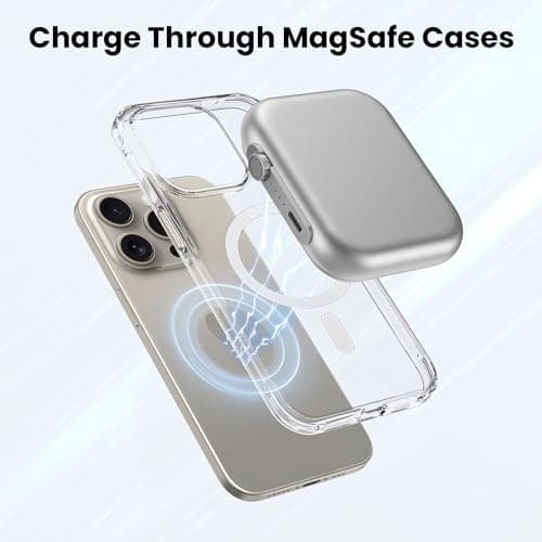 MEKIKI Wireless Portable Charger,3-in-1 Magnetic Power Bank 5000mAh,22.5W Fast Charging USB-C Mag-Safe Battery Pack,Compatible with iPhone 16/15/14/13/12,Apple Watch Series,Airpods 7
