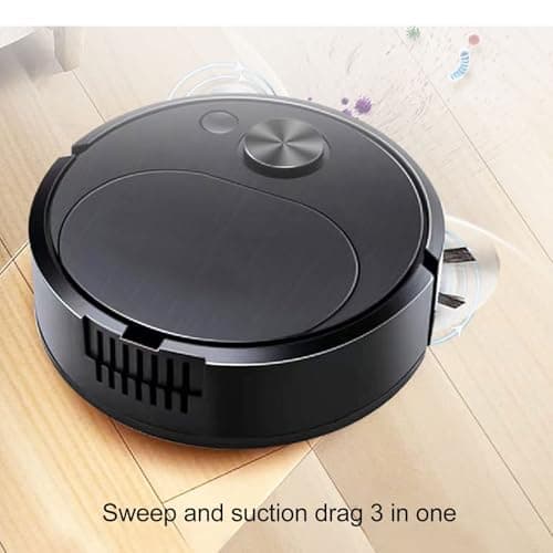 Robot Vacuum Cleaner, Powerful Suction Quiet Robotic Vacuum Cleaner Cleans Hard Floors to Low Pile Carpets Ideal for Pet Hair 5