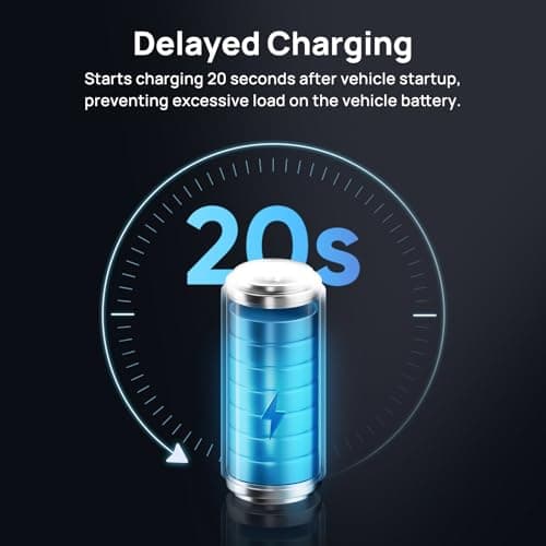 70mai Dash Cam Battery Pack BL96NNX, 96Wh LiFePO4 Backup Power, Up to 30-Hour Parking Mode, Low Voltage Protection, 11.2-30V Input, XT30+Type-C Output, 7-Protection BMS(Fuse Box Solution) 6