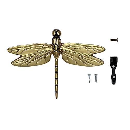 Michael Healy Dragonfly Door Knocker - Brass (Standard Size) 8