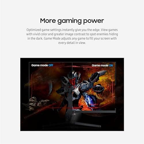 Samsung 32-Inch Flat Computer Monitor, 75Hz, Borderless Display, AMD FreeSync, Game Mode, Advanced Eye Care, HDMI and DisplayPort, LS32B304NWNXGO, 2024 7