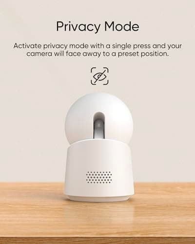 eufy Security Indoor Cam C220, Home Security Camera, 2K Resolution with 360° Coverage, Plug-in Security Indoor Camera, Only Supports 2.4GHz Wi-Fi, Human/Motion Al, Night Vision, HB3 Compatible 5