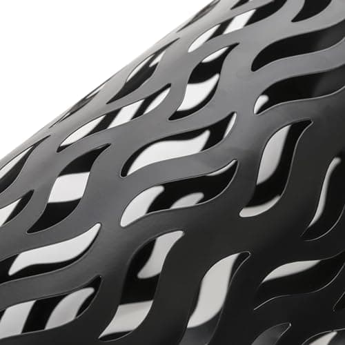 Noamus Metal Umbrella Holder, Umbrella Stand Rack for Entryway, Freestanding Rain Collection Umbrella Organizer, Round Canes Walking Stick Storage Bin for Home Office Decor, Black, 5.9"x5.9"x15.7" 6