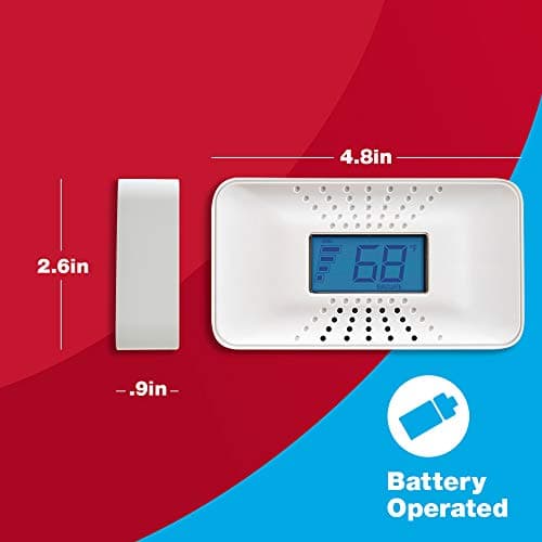First Alert CO710 Carbon Monoxide Detector with 10-Year Battery and Digital Temperature Display , White 6