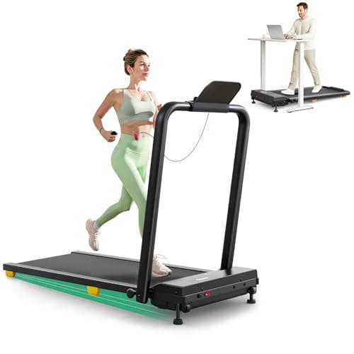 Walking Pad with 9% Incline, Compact Under Desk Treadmill for Home, 2.5HP Powerful 3 in 1 Portable Treadmill with Remote Control, Walking Pad for Home and Office