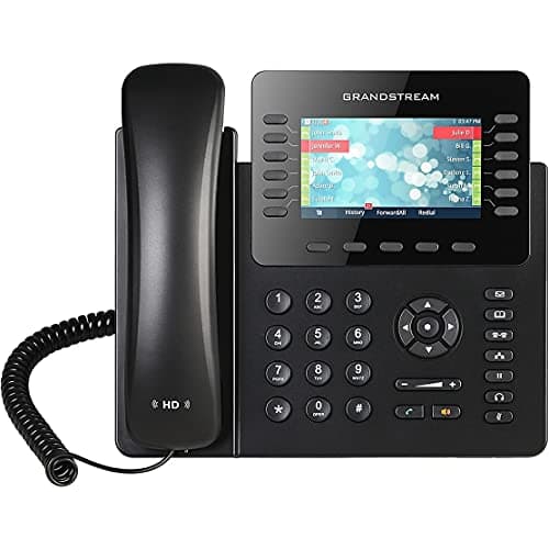 Grandstream GXP2170 IP Phone | 12 Lines, 6 SIP Accounts | 4.3-Inch Color Display | Dual-Port Gigabit Ethernet with Integrated PoE