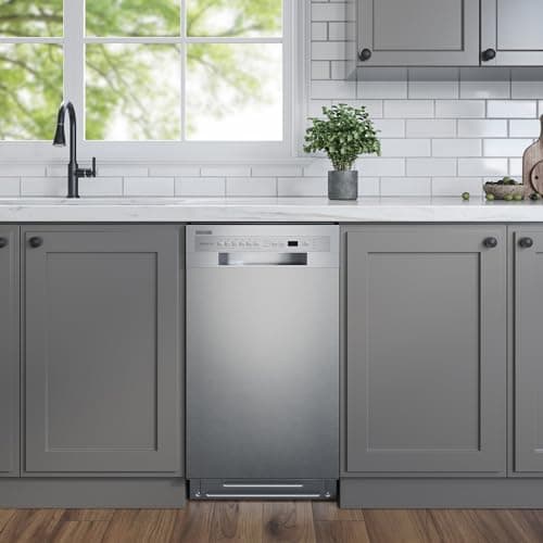 EdgeStar BIDW1802SS 18 Inch Wide 8 Place Setting Built-In Dishwasher 8