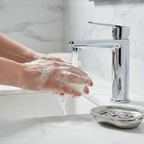 Chandler Stainless Steel Soap Dish for Shower & Bathroom Sink – Heavy Duty Metal Soap Holder, Hanging Soap Holder, Brushed Nickel Soap Dish with Drainage, Anti-Rust Stainless Steel Soap Bar Holder 8