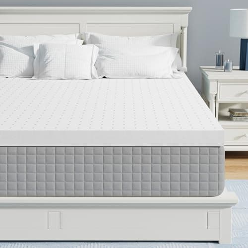 Firm Mattress Topper Twin XL Size, 3 Inch Bed Topper for Twin XL Size Bed, Mattress Pad for Body Support & Pressure Relief, Ventilated Design, CertiPUR-US Certified