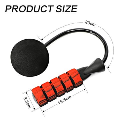 APLUGTEK Jump Rope, Training Ropeless Skipping Rope for Fitness, Adjustable Weighted Cordless Jump Rope for Men and Women 5