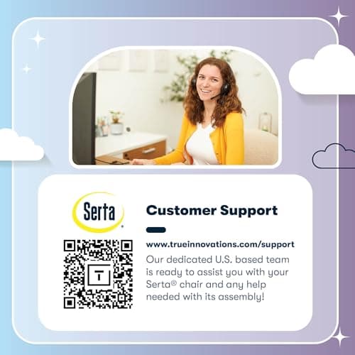 Serta Bryce Executive Office Chair - Ergonomic Computer Desk Chair with Patented AIR Lumbar Technology - Adjustable Height - Memory Foam Body Pillows - 360° Swivel Rolling Base - Bonded Leather - Gray 16