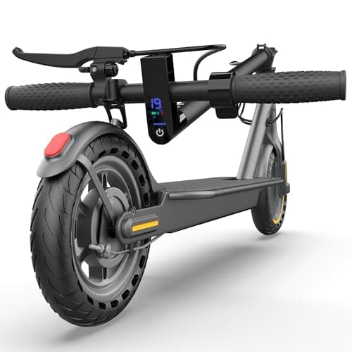 WERHY 10 Inches Electric Scooter, 500W Powerful Motor & 22 MPH Top Speed, 22-28Miles Long Range, Folding E Scooter with Dual Braking for Adults