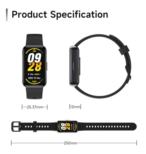 USMECBL Fitness Trackers,Blood Oxygen Heart Rate Sleep Monitor,Smart Band 24/7 Health Monitoring,Calorie Pedometer Steps Counter Activity watchs/Notifications for iOS/Android 7