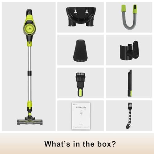 Intercleaner 23Ft Corded Vacuum Cleaner,20KPa Powerful Suction 2 Operation Mode Stick,19''-30'' Adjustable Tube 8-in-1 Handheld Vac for Hard Floors Carpets Pet Hair,Wall Mount Storage 9