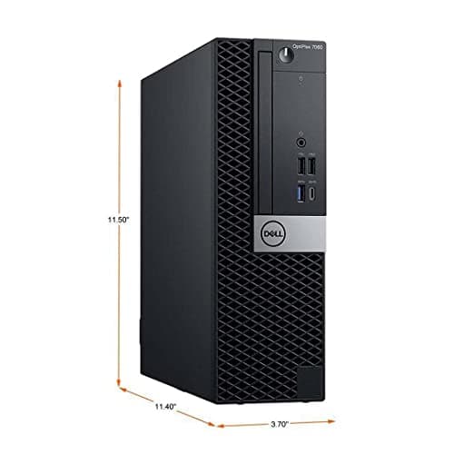 DELL Optiplex 7060 SFF Desktop Computer PC | Intel 8th Gen i7-8700 (6 Core) | 32GB DDR4 Ram 512GB NVMe M.2 SSD | Built-in WiFi & Bluetooth | Windows 11 Pro | Wireless Keyboard & Mouse(Renewed) 5