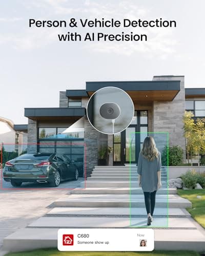 ZOSI C680 2K Window Security Camera with Full Color Night Vision, 3MP Indoor Plug-in WiFi Camera for Home Security, AI Human Vehicle Detection, 2.4/5GHz WiFi, 24/7 Recording, 2 Way Talk, Easy Install 6