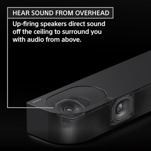 Sony BRAVIA Theater Bar 6, 3.1.2ch Sound bar with Powerful Wireless subwoofer, Surround Sound by Dolby Atmos®/DTS:X® Compatible HT-B600 8