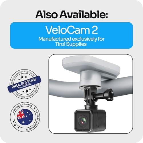 TIROL SUPPLIES Ultra Light Action Camera | 170° Wide Angle FHD 1080P | Handlebar, Helmet, Bicycle, Outdoor Sports | USB Rechargeable & Portable Bike Camera 7